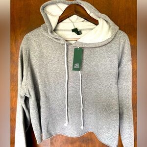 Cropped hoodie size L NWT